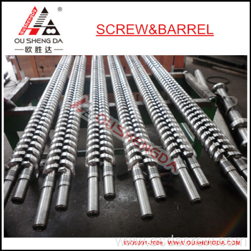 parallel twin screw barrel for recycling plastic extrusion machine